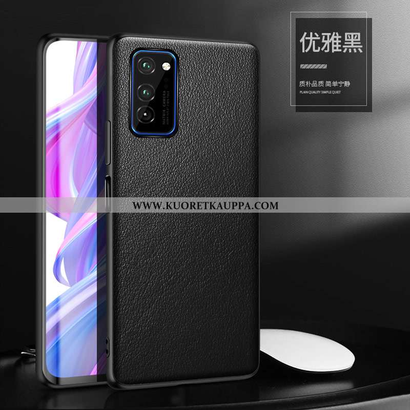 Kuori Honor View30, Kuoret Honor View30, Kotelo Honor View30 Nahkakuori Persoonallisuus Musta Lehmä 