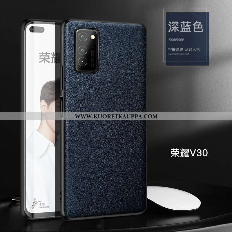 Kuori Honor View30, Kuoret Honor View30, Kotelo Honor View30 Nahkakuori Persoonallisuus Musta Lehmä 