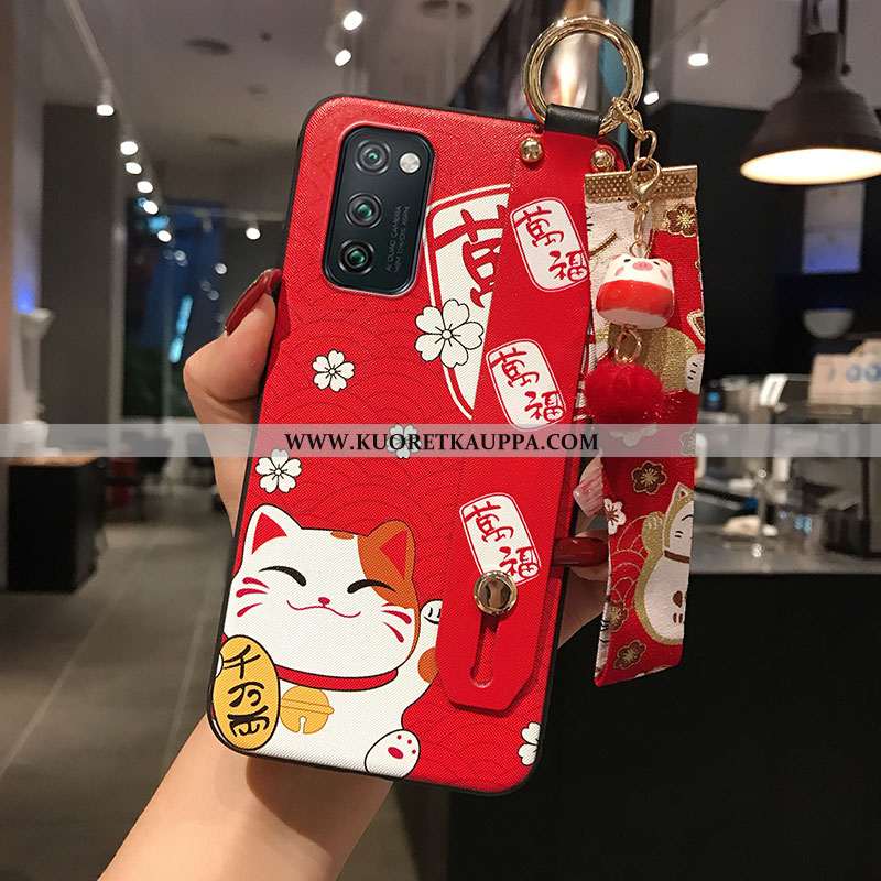 Kuori Honor View30, Kuoret Honor View30, Kotelo Honor View30 Pehmeä Neste Persoonallisuus Punainen R