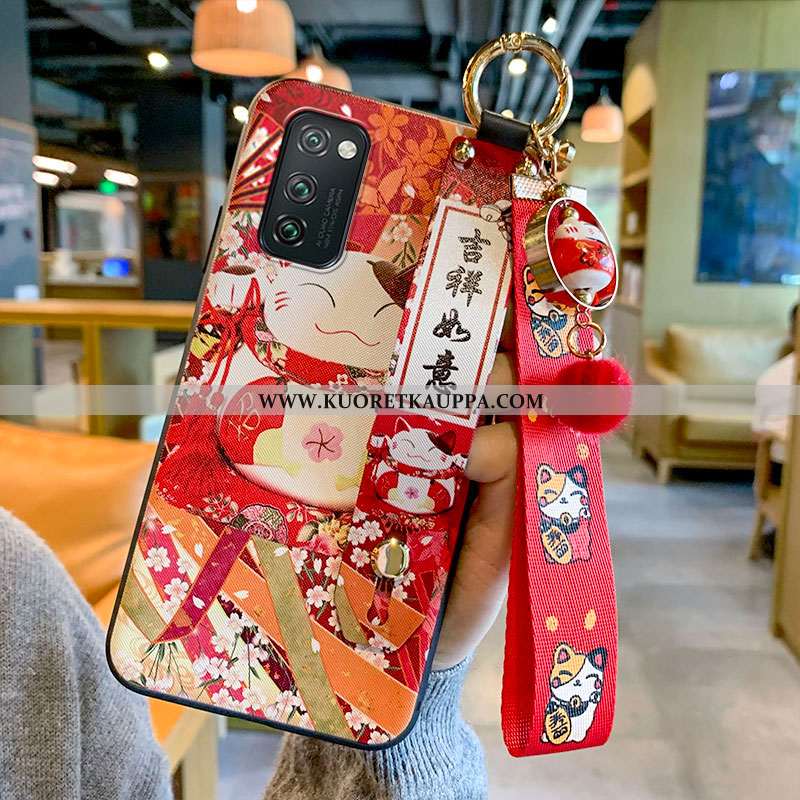 Kuori Honor View30, Kuoret Honor View30, Kotelo Honor View30 Pehmeä Neste Persoonallisuus Punainen R