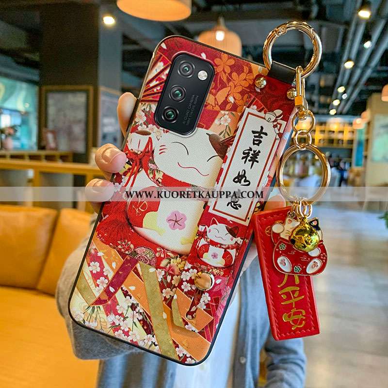 Kuori Honor View30, Kuoret Honor View30, Kotelo Honor View30 Pehmeä Neste Persoonallisuus Punainen R