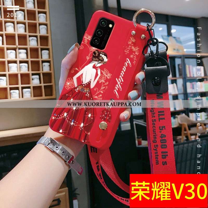 Kuori Honor View30, Kuoret Honor View30, Kotelo Honor View30 Silikoni Suojaus Suuntaus Punainen Pest