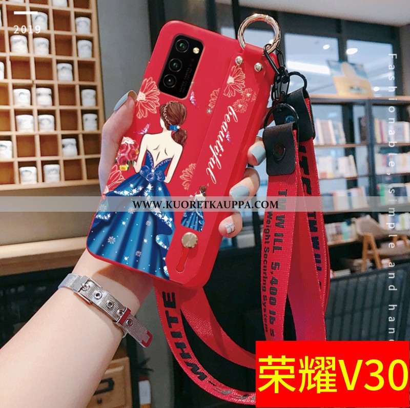 Kuori Honor View30, Kuoret Honor View30, Kotelo Honor View30 Silikoni Suojaus Suuntaus Punainen Pest