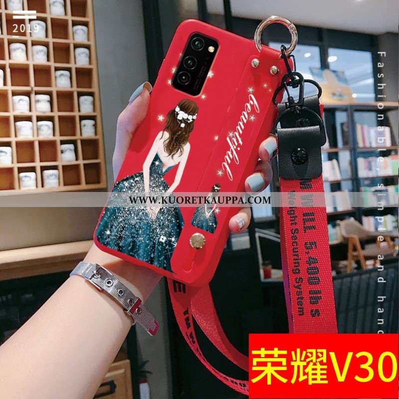 Kuori Honor View30, Kuoret Honor View30, Kotelo Honor View30 Silikoni Suojaus Suuntaus Punainen Pest