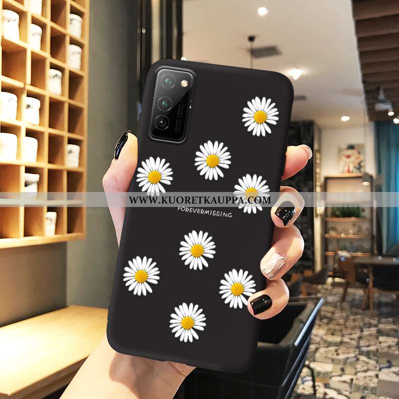 Kuori Honor View30, Kuoret Honor View30, Kotelo Honor View30 Suojaus Pesty Suede Musta Yksinkertaine