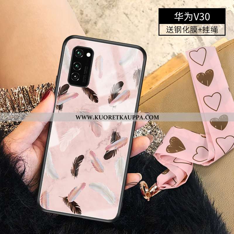 Kuori Honor View30, Kuoret Honor View30, Kotelo Honor View30 Ultra Valo Jauhe Persoonallisuus Pinkki