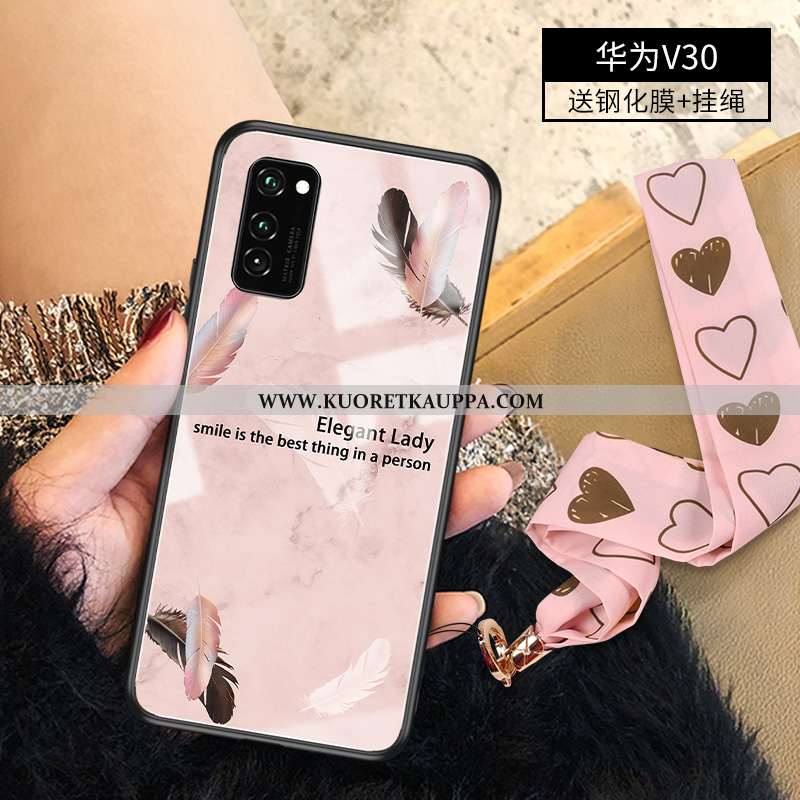 Kuori Honor View30, Kuoret Honor View30, Kotelo Honor View30 Ultra Valo Jauhe Persoonallisuus Pinkki