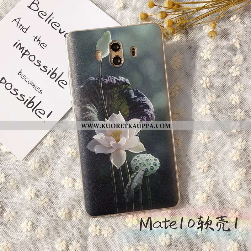 Kuori Huawei Mate 10, Kuoret Huawei Mate 10, Kotelo Huawei Mate 10 Kohokuviointi Pehmeä Neste Murtum