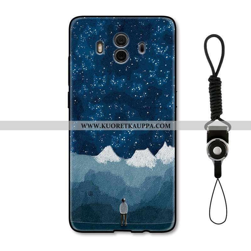 Kuori Huawei Mate 10, Kuoret Huawei Mate 10, Kotelo Huawei Mate 10 Luova Kohokuviointi Murtumaton Pu