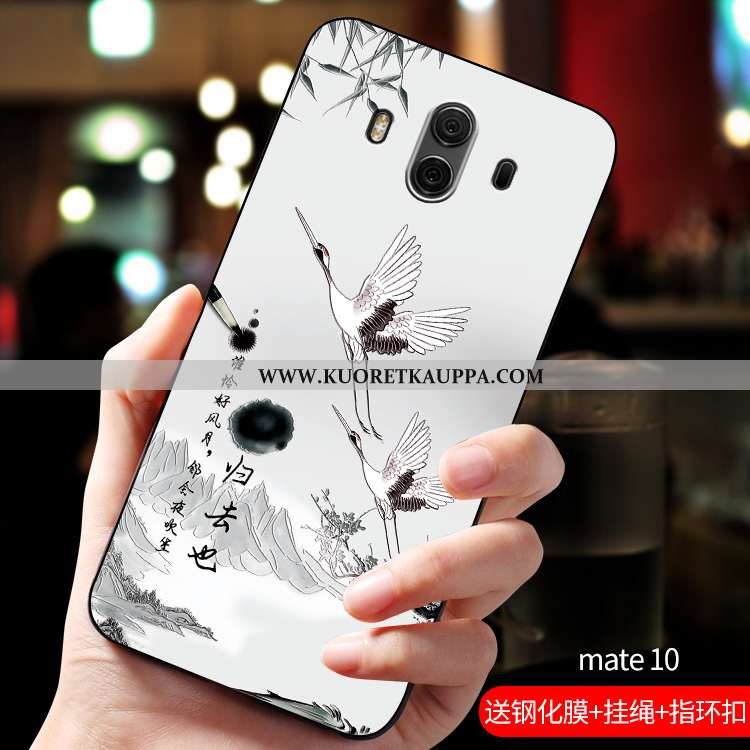 Kuori Huawei Mate 10, Kuoret Huawei Mate 10, Kotelo Huawei Mate 10 Luova Kohokuviointi Pesty Suede P