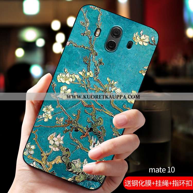 Kuori Huawei Mate 10, Kuoret Huawei Mate 10, Kotelo Huawei Mate 10 Luova Kohokuviointi Pesty Suede P