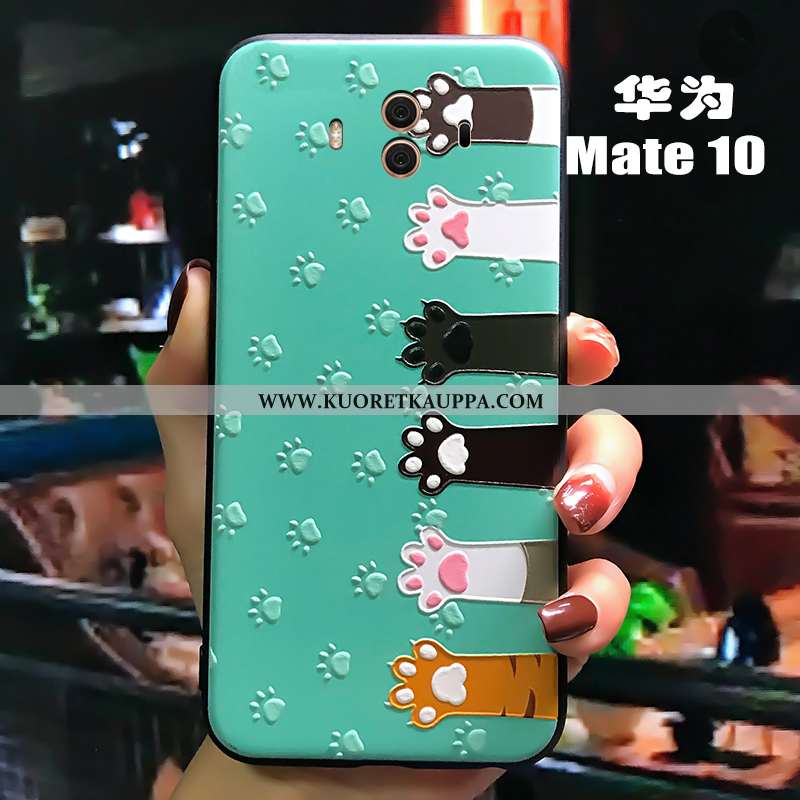 Kuori Huawei Mate 10, Kuoret Huawei Mate 10, Kotelo Huawei Mate 10 Luova Kohokuviointi Pesty Suede S