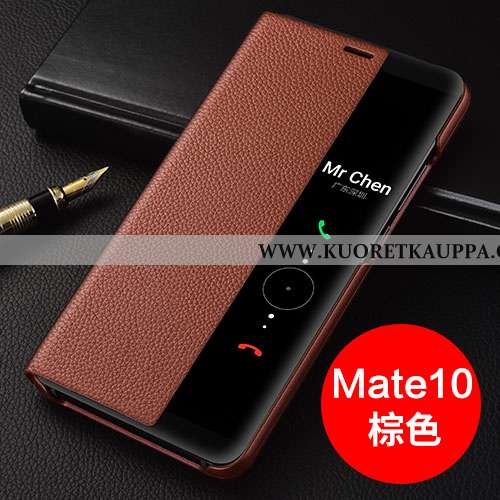 Kuori Huawei Mate 10, Kuoret Huawei Mate 10, Kotelo Huawei Mate 10 Nahkakuori Suojaus All Inclusive 