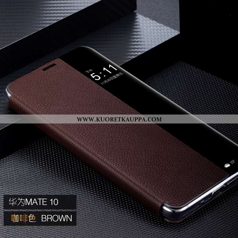 Kuori Huawei Mate 10, Kuoret Huawei Mate 10, Kotelo Huawei Mate 10 Nahkakuori Suojaus All Inclusive 