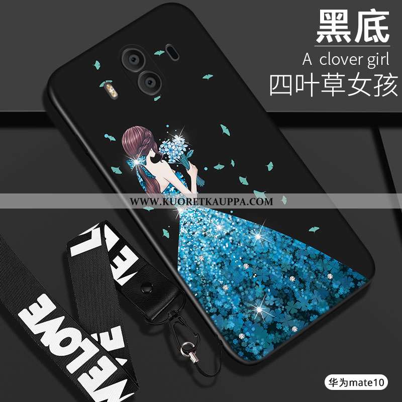 Kuori Huawei Mate 10, Kuoret Huawei Mate 10, Kotelo Huawei Mate 10 Pehmeä Neste Silikoni Musta All I