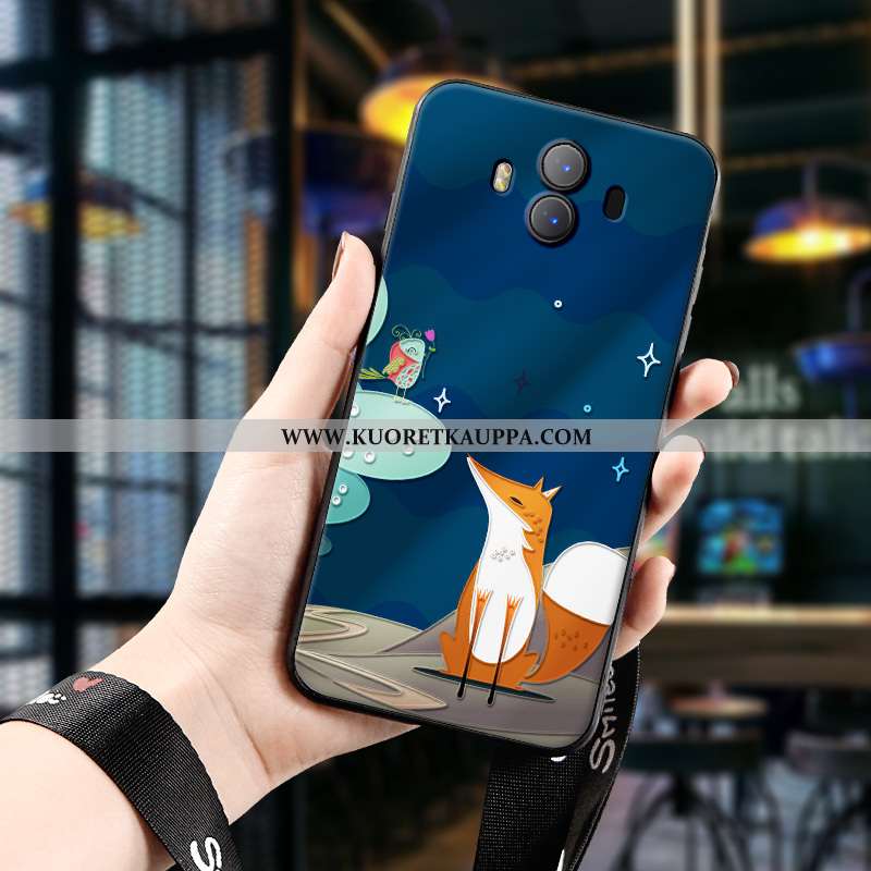 Kuori Huawei Mate 10, Kuoret Huawei Mate 10, Kotelo Huawei Mate 10 Sarjakuva Pehmeä Neste Tummansini