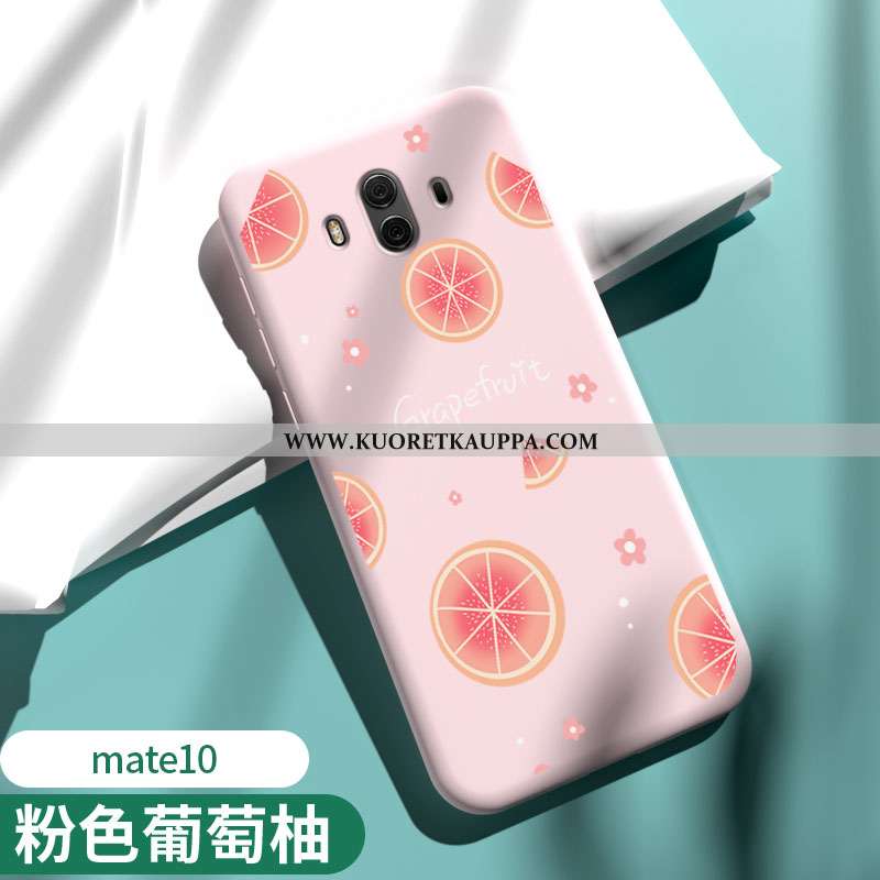 Kuori Huawei Mate 10, Kuoret Huawei Mate 10, Kotelo Huawei Mate 10 Silikoni Suojaus Jauhe Pinkki