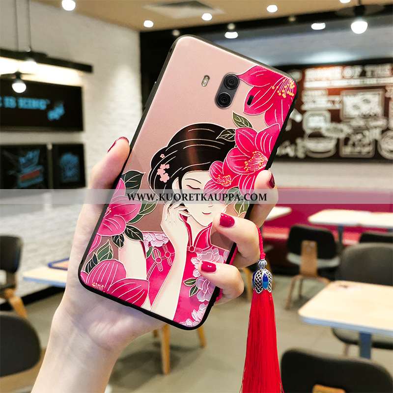 Kuori Huawei Mate 10, Kuoret Huawei Mate 10, Kotelo Huawei Mate 10 Silikoni Suojaus Kohokuviointi Pe