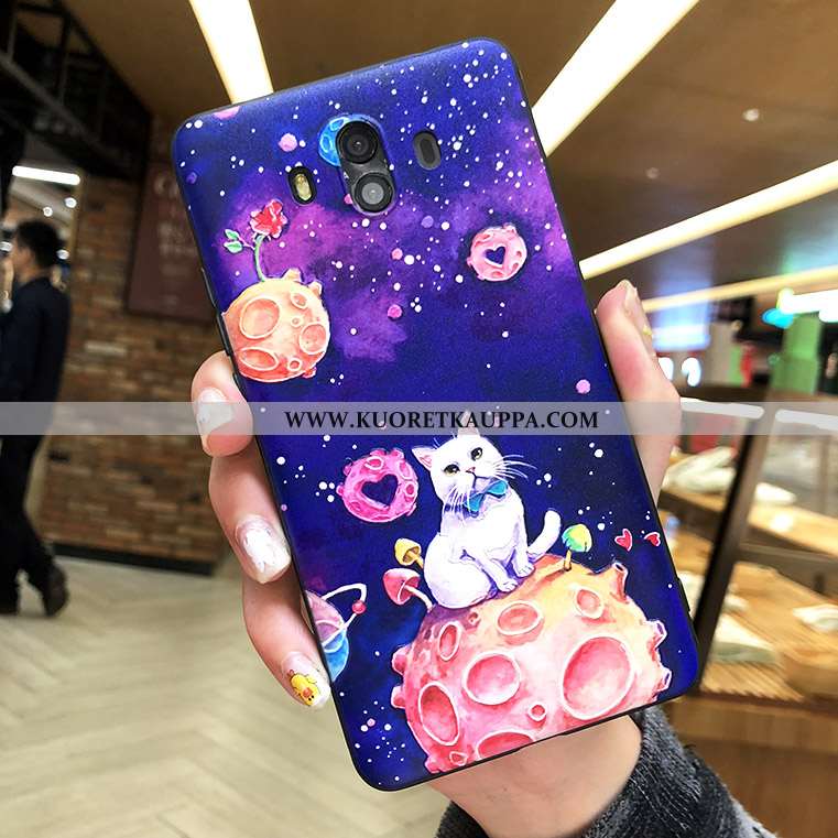 Kuori Huawei Mate 10, Kuoret Huawei Mate 10, Kotelo Huawei Mate 10 Silikoni Suojaus Violetti Pehmeä 