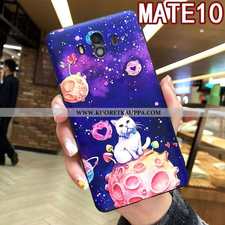 Kuori Huawei Mate 10, Kuoret Huawei Mate 10, Kotelo Huawei Mate 10 Silikoni Suojaus Violetti Pehmeä 