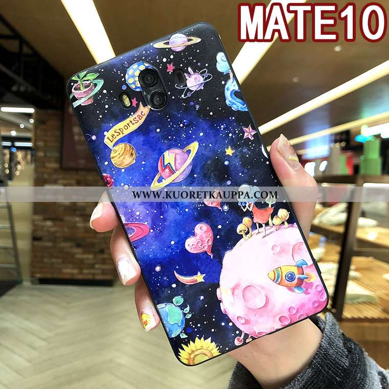 Kuori Huawei Mate 10, Kuoret Huawei Mate 10, Kotelo Huawei Mate 10 Silikoni Suojaus Violetti Pehmeä 