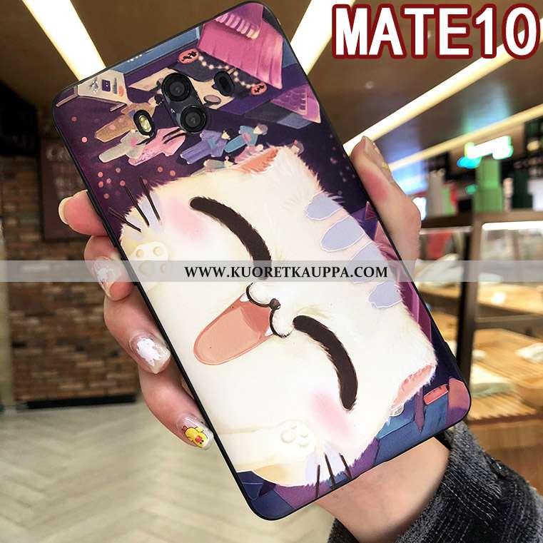 Kuori Huawei Mate 10, Kuoret Huawei Mate 10, Kotelo Huawei Mate 10 Silikoni Suojaus Violetti Pehmeä 