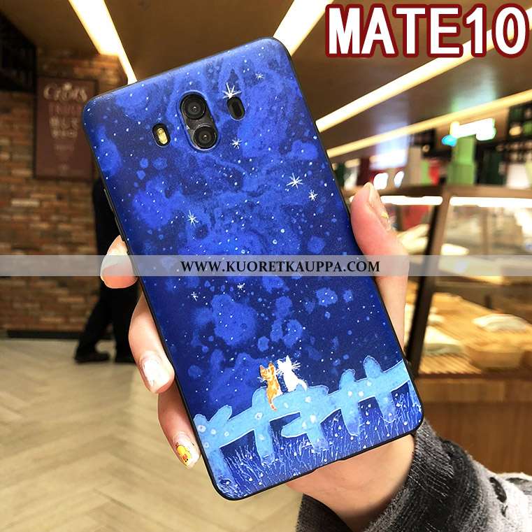 Kuori Huawei Mate 10, Kuoret Huawei Mate 10, Kotelo Huawei Mate 10 Silikoni Suojaus Violetti Pehmeä 