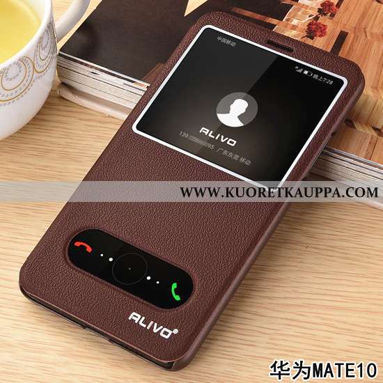 Kuori Huawei Mate 10, Kuoret Huawei Mate 10, Kotelo Huawei Mate 10 Suojaus Nahkakuori Puhelimen All 