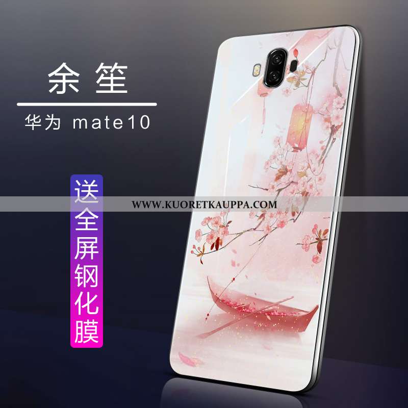 Kuori Huawei Mate 10, Kuoret Huawei Mate 10, Kotelo Huawei Mate 10 Suuntaus Pehmeä Neste Valkoinen