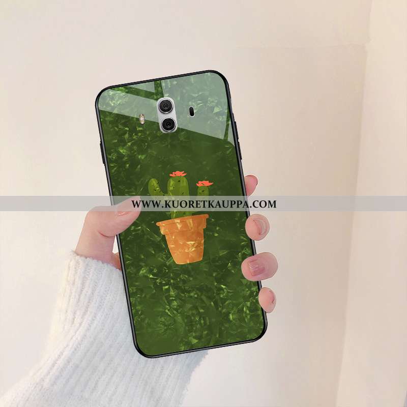 Kuori Huawei Mate 10, Kuoret Huawei Mate 10, Kotelo Huawei Mate 10 Valo Silikoni Tila Sarjakuva Vihr