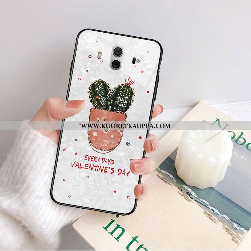 Kuori Huawei Mate 10, Kuoret Huawei Mate 10, Kotelo Huawei Mate 10 Valo Silikoni Tila Sarjakuva Vihr