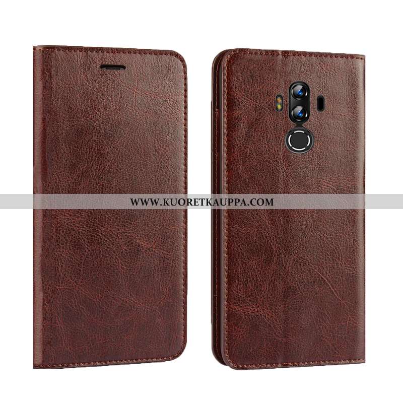 Kuori Huawei Mate 10, Kuoret Huawei Mate 10, Kotelo Huawei Mate 10 Ylellisyys Aito Nahka Vihreä All 