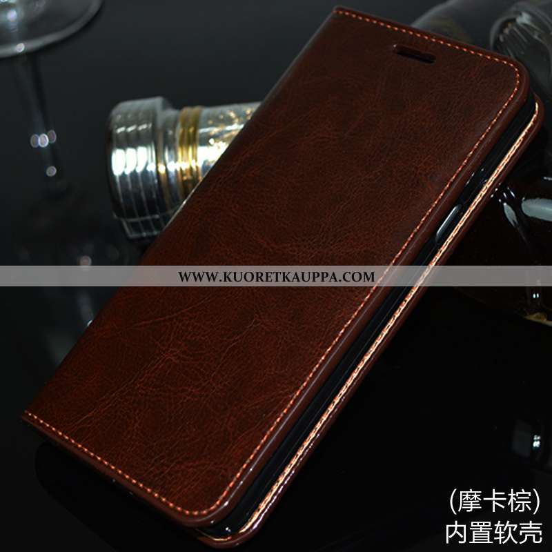 Kuori Huawei Mate 10 Lite, Kuoret Huawei Mate 10 Lite, Kotelo Huawei Mate 10 Lite Nahkakuori Kulta M