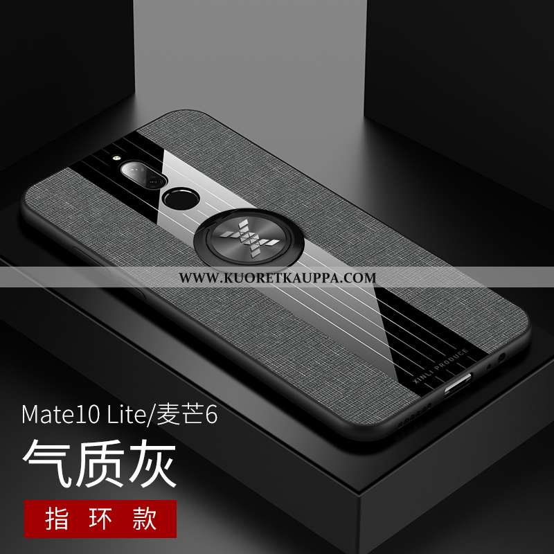 Kuori Huawei Mate 10 Lite, Kuoret Huawei Mate 10 Lite, Kotelo Huawei Mate 10 Lite Pesty Suede Kukkak