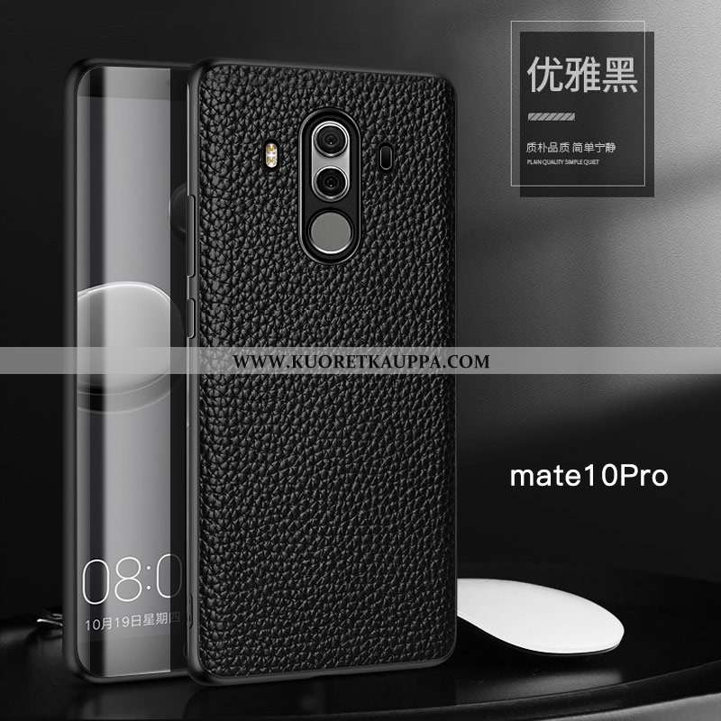 Kuori Huawei Mate 10 Pro, Kuoret Huawei Mate 10 Pro, Kotelo Huawei Mate 10 Pro Aito Nahka Nahka Murt