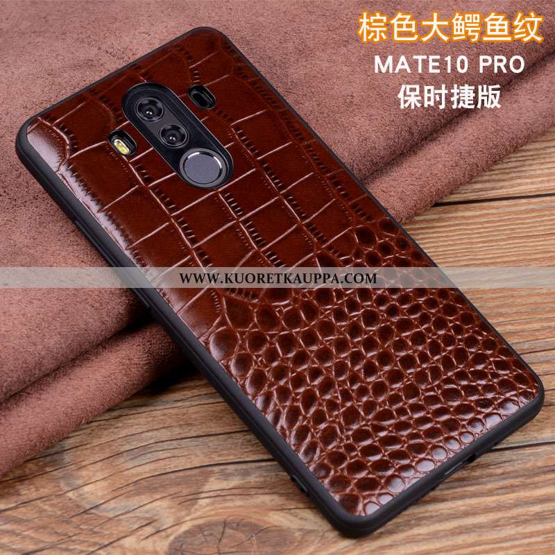 Kuori Huawei Mate 10 Pro, Kuoret Huawei Mate 10 Pro, Kotelo Huawei Mate 10 Pro Nahkakuori Suojaus Pu
