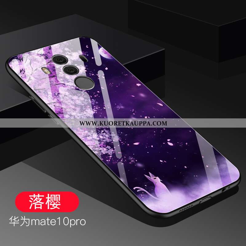 Kuori Huawei Mate 10 Pro, Kuoret Huawei Mate 10 Pro, Kotelo Huawei Mate 10 Pro Suojaus Lasi Net Red 