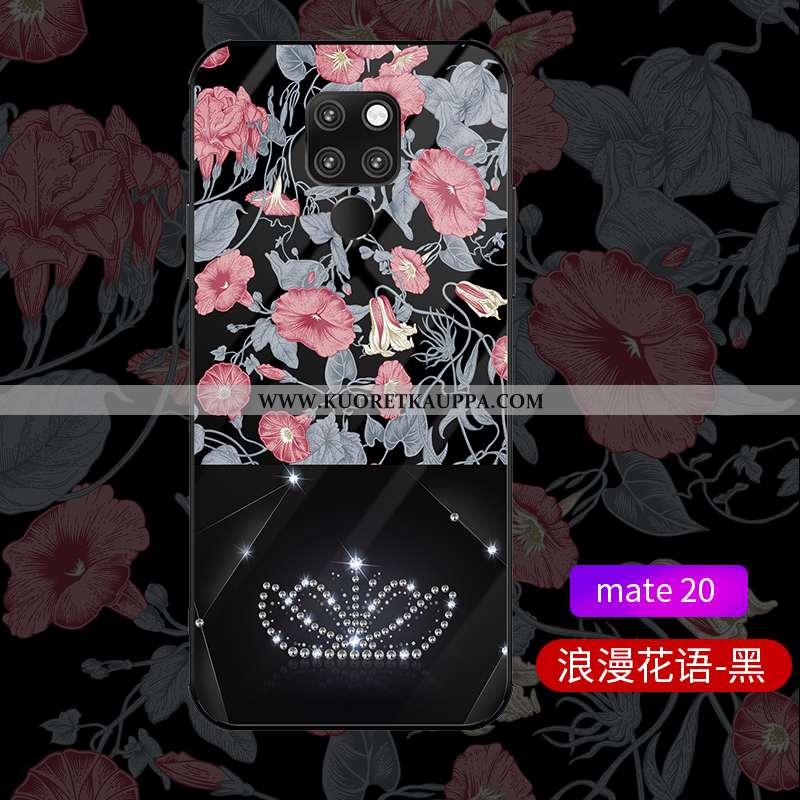 Kuori Huawei Mate 20, Kuoret Huawei Mate 20, Kotelo Huawei Mate 20 Lasi Persoonallisuus Violetti Hig