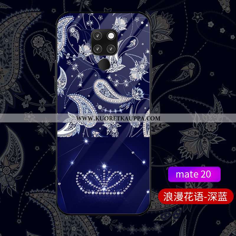 Kuori Huawei Mate 20, Kuoret Huawei Mate 20, Kotelo Huawei Mate 20 Lasi Persoonallisuus Violetti Hig