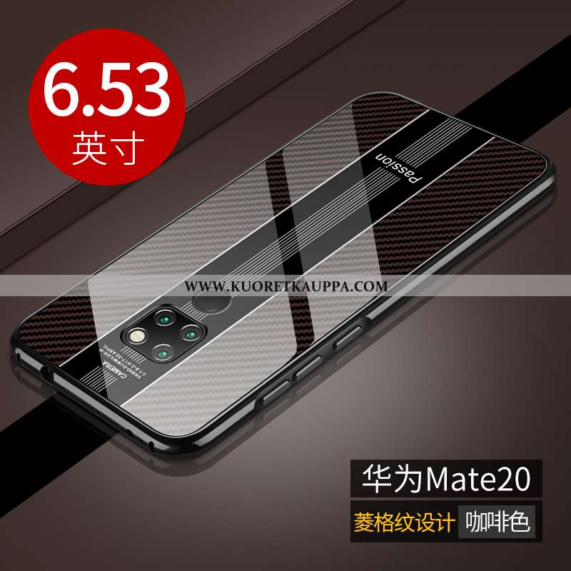 Kuori Huawei Mate 20, Kuoret Huawei Mate 20, Kotelo Huawei Mate 20 Lasi Ultra Valo Punainen