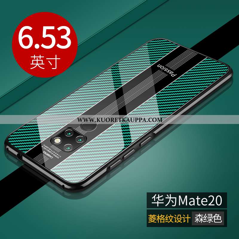 Kuori Huawei Mate 20, Kuoret Huawei Mate 20, Kotelo Huawei Mate 20 Lasi Ultra Valo Punainen