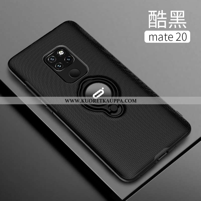 Kuori Huawei Mate 20, Kuoret Huawei Mate 20, Kotelo Huawei Mate 20 Läpinäkyvä Pesty Suede Uusi Musta