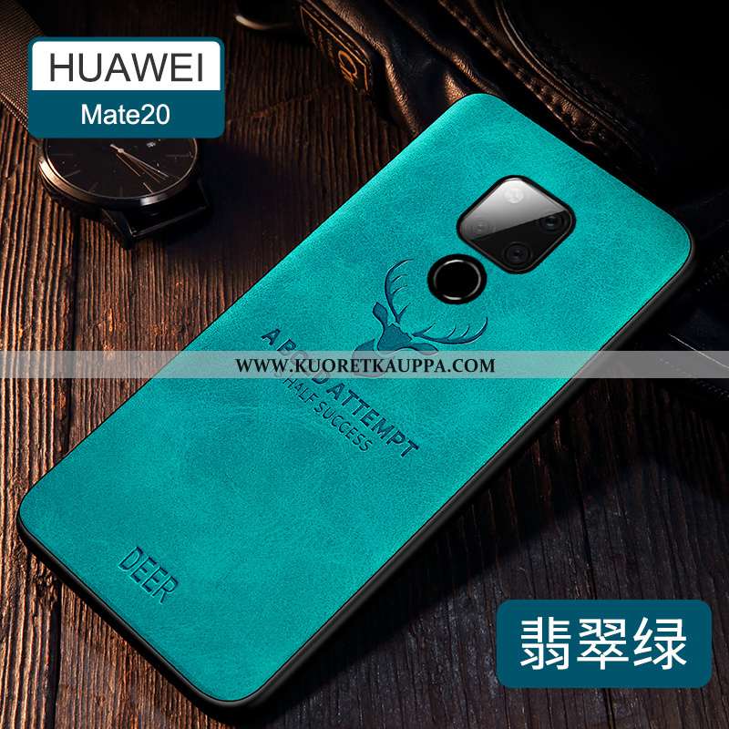 Kuori Huawei Mate 20, Kuoret Huawei Mate 20, Kotelo Huawei Mate 20 Silikoni Suojaus Vihreä Ultra