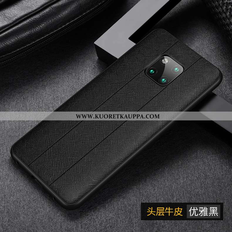 Kuori Huawei Mate 20 Pro, Kuoret Huawei Mate 20 Pro, Kotelo Huawei Mate 20 Pro Aito Nahka Näytönsuoj
