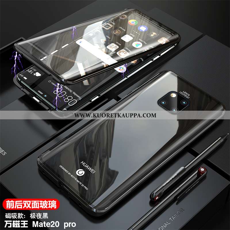 Kuori Huawei Mate 20 Pro, Kuoret Huawei Mate 20 Pro, Kotelo Huawei Mate 20 Pro Lasi Läpinäkyvä Puhel