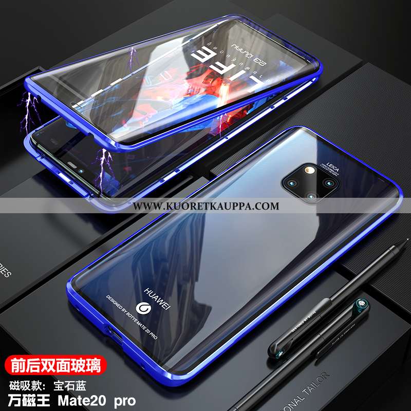 Kuori Huawei Mate 20 Pro, Kuoret Huawei Mate 20 Pro, Kotelo Huawei Mate 20 Pro Lasi Läpinäkyvä Puhel