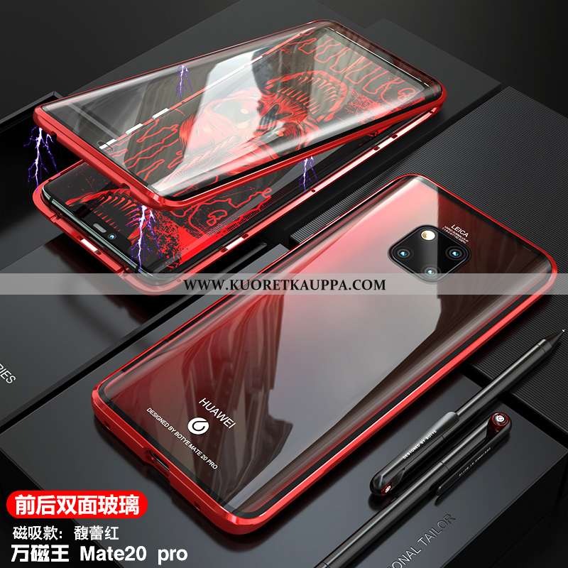 Kuori Huawei Mate 20 Pro, Kuoret Huawei Mate 20 Pro, Kotelo Huawei Mate 20 Pro Lasi Läpinäkyvä Puhel