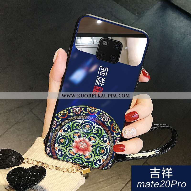 Kuori Huawei Mate 20 Pro, Kuoret Huawei Mate 20 Pro, Kotelo Huawei Mate 20 Pro Suojaus Lasi Punainen