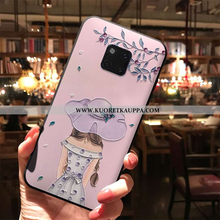 Kuori Huawei Mate 20 Pro, Kuoret Huawei Mate 20 Pro, Kotelo Huawei Mate 20 Pro Suojaus Pesty Suede V