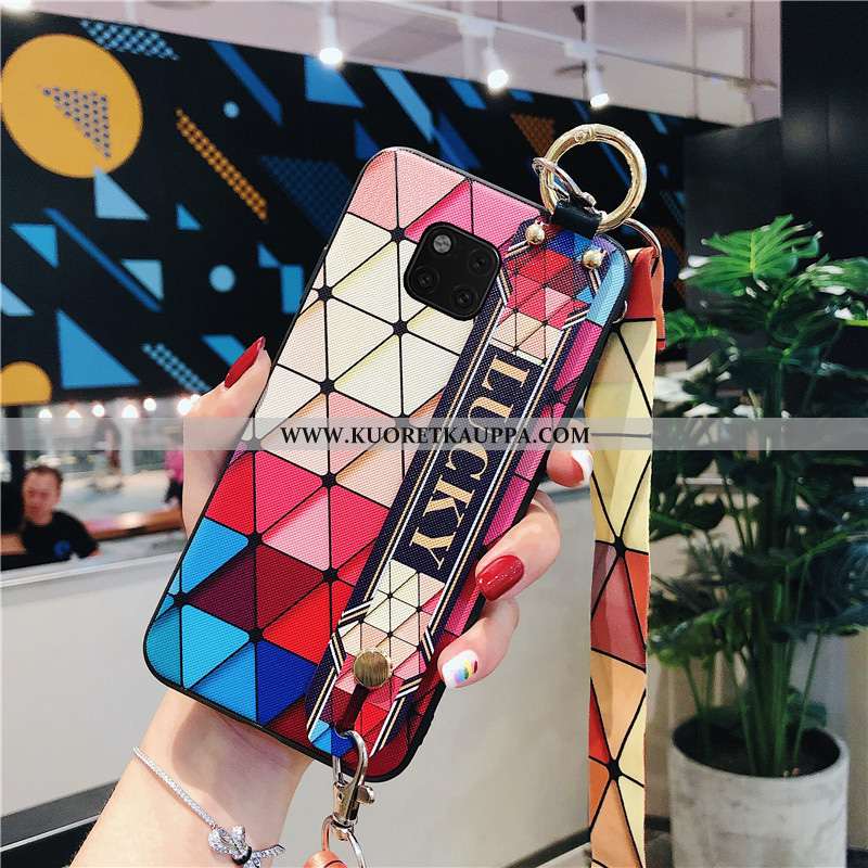 Kuori Huawei Mate 20 Pro, Kuoret Huawei Mate 20 Pro, Kotelo Huawei Mate 20 Pro Suojaus Tila Net Red 